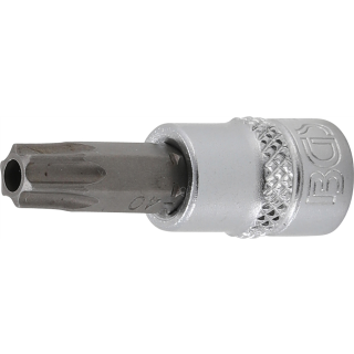 Bit-Einsatz | Antrieb Innenvierkant 6,3 mm (1/4") | T-Profil (für Torx) mit Bohrung T40