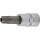 Bit-Einsatz | Antrieb Innenvierkant 6,3 mm (1/4") | T-Profil (für Torx) mit Bohrung T40