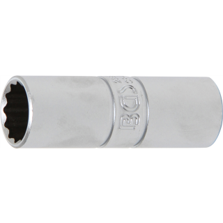 Zündkerzen-Einsatz mit Haltegummi, Zwölfkant | Antrieb Innenvierkant 12,5 mm (1/2") | SW 16 mm