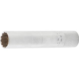 Zündkerzen-Einsatz mit Magnet, Zwölfkant, lang | Antrieb Innenvierkant 10 mm (3/8") | SW 14 mm