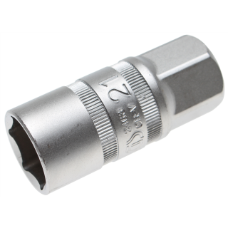 Zündkerzen-Einsatz mit Magnet, Sechskant | Antrieb Innenvierkant 12,5 mm (1/2") | SW 21 mm