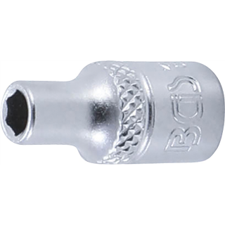 Steckschlüssel-Einsatz Sechskant | Antrieb Innenvierkant 6,3 mm (1/4") | SW 4,5 mm
