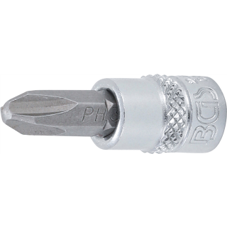 Bit-Einsatz | Antrieb Innenvierkant 6,3 mm (1/4") | Kreuzschlitz PH3