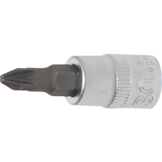 Bit-Einsatz | Antrieb Innenvierkant 6,3 mm (1/4") | Kreuzschlitz PZ2