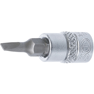 Bit-Einsatz | Antrieb Innenvierkant 6,3 mm (1/4") | Schlitz 4 mm