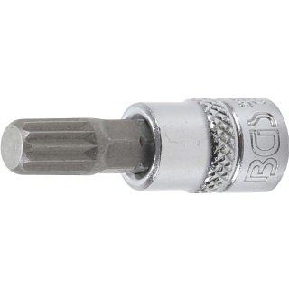 Bit-Einsatz | Antrieb Innenvierkant 6,3 mm (1/4") | Innenvielzahn (für XZN) M8