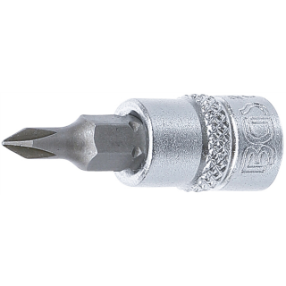 Bit-Einsatz | Antrieb Innenvierkant 6,3 mm (1/4") | Kreuzschlitz PH0