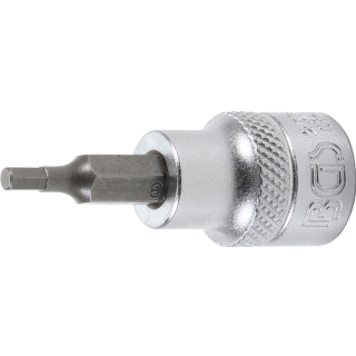 Bit-Einsatz | Antrieb Innenvierkant 10 mm (3/8") | Innensechskant 3 mm