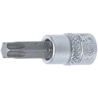 Bit-Einsatz | Antrieb Innenvierkant 6,3 mm (1/4") | T-Profil (für Torx) T40