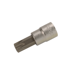 Bit-Einsatz | Antrieb Innenvierkant 10 mm (3/8") | T-Profil (für Torx) mit Bohrung T55