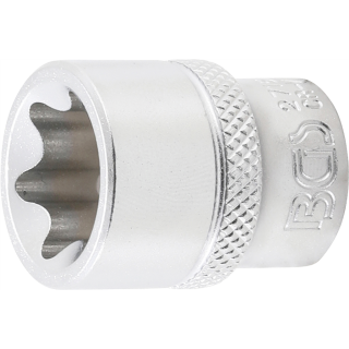 Steckschlüssel-Einsatz E-Profil | Antrieb Innenvierkant 10 mm (3/8") | SW E20
