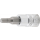 Bit-Einsatz | Antrieb Innenvierkant 6,3 mm (1/4") | Innensechskant 5/32"