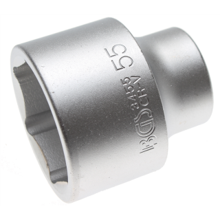 Steckschlüssel-Einsatz Sechskant | Antrieb Innenvierkant 20 mm (3/4") | SW 55 mm