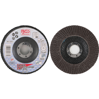 Fächer-Schleif-Scheibe | Ø 115 mm | K 60