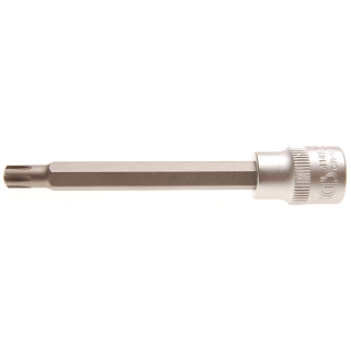 Bit-Einsatz | Länge 100 mm | Antrieb Innenvierkant 10 mm (3/8") | Keil-Profil (für RIBE) M6