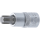 Bit-Einsatz | Antrieb Innenvierkant 12,5 mm (1/2") | Keil-Profil (für RIBE) M12
