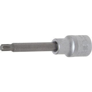 Bit-Einsatz | Länge 100 mm | Antrieb Innenvierkant 12,5 mm (1/2") | Keil-Profil (für RIBE) M7