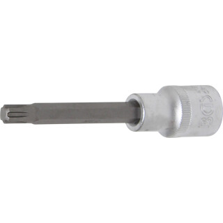 Bit-Einsatz | Länge 100 mm | Antrieb Innenvierkant 12,5 mm (1/2") | Keil-Profil (für RIBE) M8