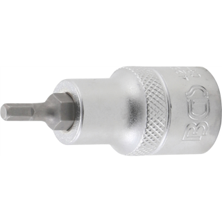 Bit-Einsatz | Antrieb Innenvierkant 12,5 mm (1/2") | Innensechskant 4 mm