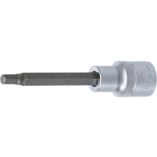 Bit-Einsatz | Länge 100 mm | Antrieb Innenvierkant 12,5 mm (1/2") | Innensechskant 6 mm