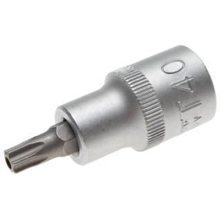 Bit-Einsatz | Antrieb Innenvierkant 12,5 mm (1/2") | T-Profil (für Torx) mit Bohrung T40