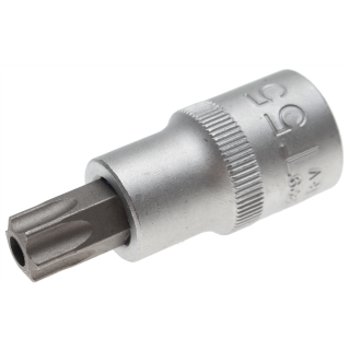 Bit-Einsatz | Antrieb Innenvierkant 12,5 mm (1/2") | T-Profil (für Torx) mit Bohrung T55