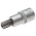 Bit-Einsatz | Antrieb Innenvierkant 12,5 mm (1/2") | T-Profil (für Torx) mit Bohrung T55