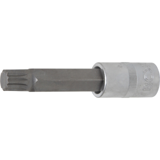 Bit-Einsatz | Länge 100 mm | Antrieb Innenvierkant 12,5 mm (1/2") | Innenvielzahn (für XZN) M14