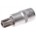 Bit-Einsatz | Antrieb Innenvierkant 12,5 mm (1/2") | T-Profil (für Torx) mit Bohrung T60