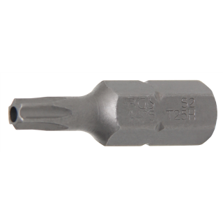 Bit | Länge 30 mm | Antrieb Außensechskant 8 mm (5/16") | T-Profil (für Torx) mit Bohrung T25