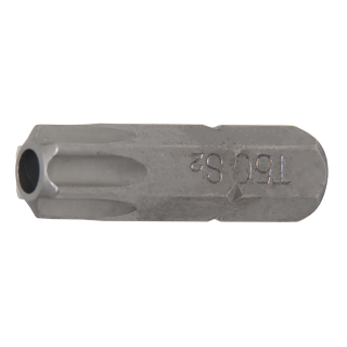 Bit | Länge 30 mm | Antrieb Außensechskant 8 mm (5/16") | T-Profil (für Torx) mit Bohrung T50
