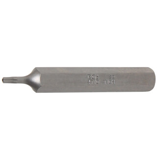 Bit | Länge 75 mm | Antrieb Außensechskant 10 mm (3/8") | T-Profil (für Torx) mit Bohrung T10