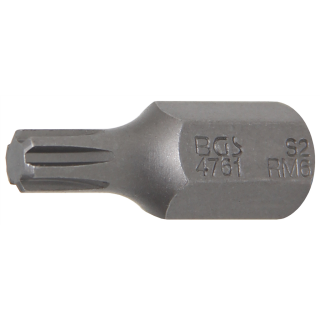 Bit | Antrieb Außensechskant 10 mm (3/8") | Keil-Profil (für RIBE) M6