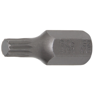 Bit | Antrieb Außensechskant 10 mm (3/8") | Innenvielzahn (für XZN) M6