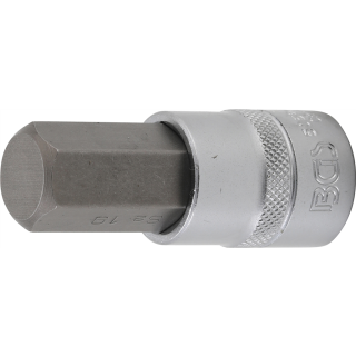 Bit-Einsatz | Antrieb Innenvierkant 12,5 mm (1/2") | Innensechskant 19 mm