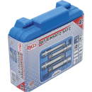 Bit-Einsatz-Satz | Antrieb Innenvierkant 12,5 mm (1/2") | T-Profil (für Torx) mit Bohrung | 4-tlg.