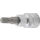 Bit-Einsatz | Antrieb Innenvierkant 10 mm (3/8") | Innenvielzahn (für XZN) M8