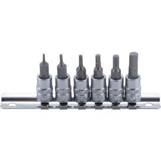 Bit-Einsatz-Satz | Antrieb Innenvierkant 6,3 mm (1/4") | Innensechskant 1,5 - 6 mm | 6-tlg.