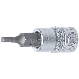 Bit-Einsatz | Antrieb Innenvierkant 6,3 mm (1/4") | Innensechskant 2,5 mm