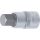 Bit-Einsatz | Antrieb Innenvierkant 12,5 mm (1/2") | Innensechskant 17 mm
