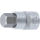 Bit-Einsatz | Antrieb Innenvierkant 12,5 mm (1/2") | Innensechskant 19 mm