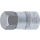 Bit-Einsatz | Antrieb Innenvierkant 12,5 mm (1/2") | Innensechskant 24 mm