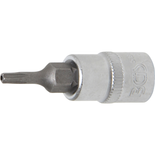 Bit-Einsatz | Antrieb Innenvierkant 6,3 mm (1/4") | TS-Profil (für Torx Plus) mit Bohrung TS10