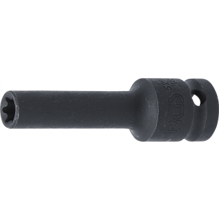 Kraft-Steckschlüssel-Einsatz E-Profil, tief | Antrieb Innenvierkant 12,5 mm (1/2") | SW E10 mm