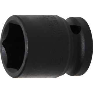 Kraft-Steckschlüssel-Einsatz Sechskant | Antrieb Innenvierkant 12,5 mm (1/2") | SW 22 mm