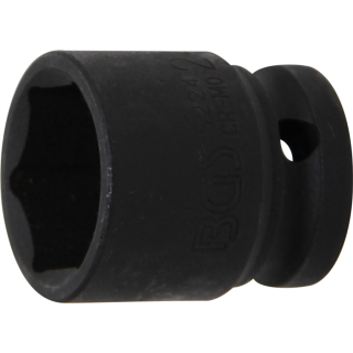 Kraft-Steckschlüssel-Einsatz Sechskant | Antrieb Innenvierkant 12,5 mm (1/2") | SW 24 mm