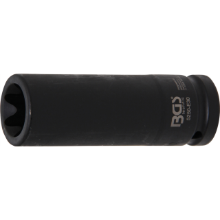 Kraft-Steckschlüssel-Einsatz E-Profil, tief | Antrieb Innenvierkant 20 mm (3/4") | SW E30 mm
