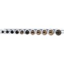 Steckschlüssel-Einsatz-Satz Zwölfkant, tief | Antrieb Innenvierkant 10 mm (3/8") | SW 8 - 19 mm | 11-tlg.