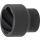 Spiral-Profil-Steckschlüssel-Einsatz / Schraubenausdreher | Antrieb Innenvierkant 12,5 mm (1/2") | SW 27 mm