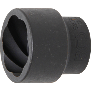 Spiral-Profil-Steckschlüssel-Einsatz / Schraubenausdreher | Antrieb Innenvierkant 20 mm (3/4") | SW 36 mm